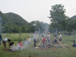 子どもたちが一番楽しみにしている夏のキャンプ（2泊3日ですが・・・）