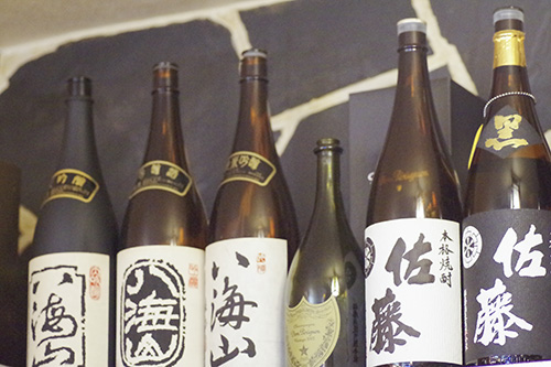 日本酒などの瓶の写真